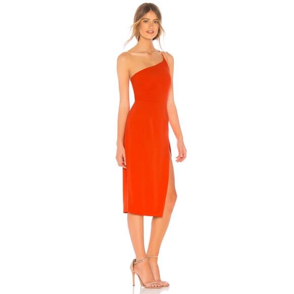 Lovers and Friends Blood Orange Lazo Midi Dress - Picture 2 of 12